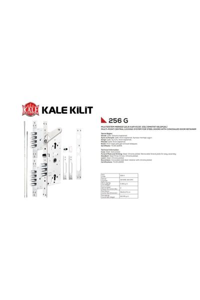 ALTIN KİLİT Kale 256g Multisistem Merkezi Çelik Kapı Kilidi (gizli Emniyet Kelepçeli)