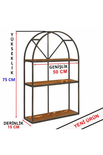 janiyeva Roma Duvar Kitaplık Mutfak Raf Duvar Rafı Salon Rafı