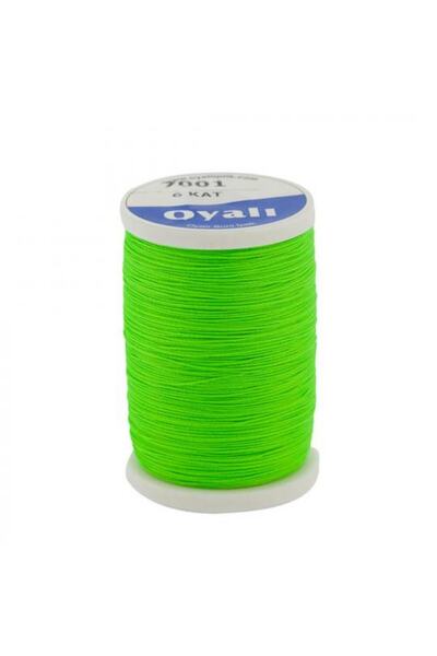 ATMACA TUHAFİYE Brodat manual cu etamină cu punct în cruce din mătase artificială cu 6 straturi Culoare ață nr.: 7001