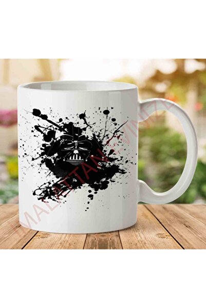 ART HEDİYE كوب حبر دارث فيدر مطبوع على الجانبين