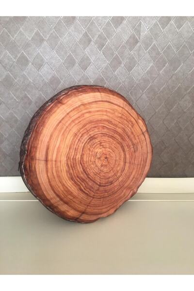 Genel Markalar Ağaç Desenli Pofuduk Minder Kırlent