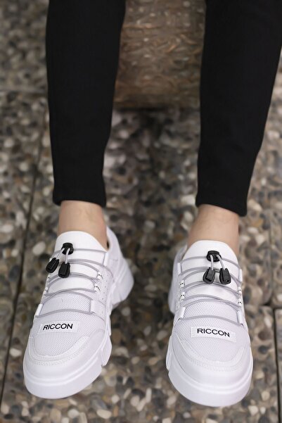 Riccon Erkek Beyaz  Sneaker 00122023