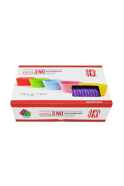BENS Jelly Colored Capsule No:3 (40X30) - 750 pcs