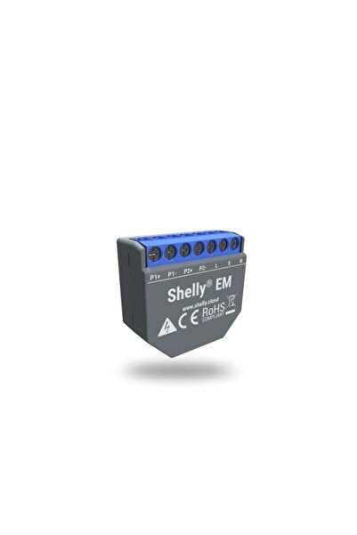Shelly Em  Akıllı Wi-fi Röle Anahtar 120a Monofaze Süzme Elektrik Sayacı
