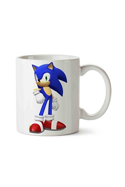 ART HEDİYE كوب سونيك هيدجوغ مطبوع على الجانبين