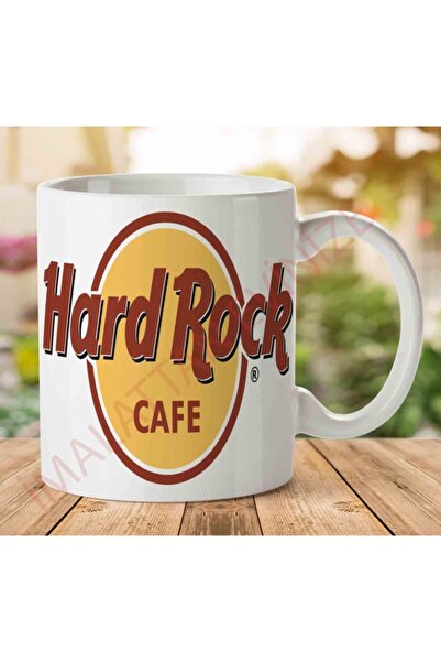 ART HEDİYE كوب هارد روك كافيه مطبوع على الجانبين