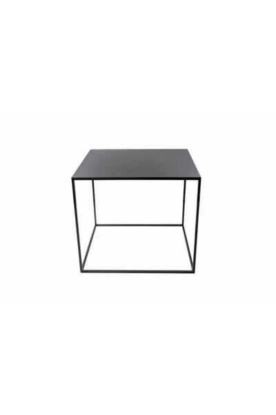 MERZANA Elegant Metal Sehpa, Metal Yan Sehpa