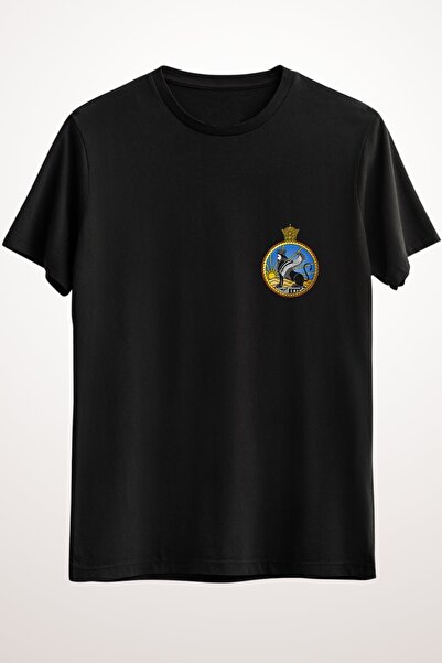 GreenMint Erkek Siyah Savak Iran Secret Police Classic T-shirt