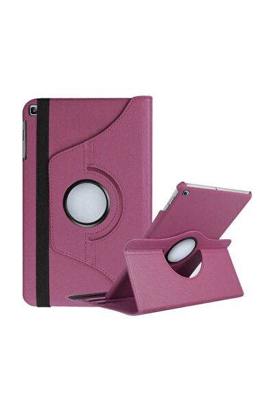 Samsung Galaxy Tab A 8.0 (2019) T290 Standlı Dönebilen Tablet Kılıfı Mor