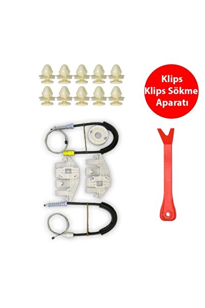 Star Klips Cam Kriko Tamir Seti Sağ Ön Peugeot 406 1995-2004 9633878980 (10 K...