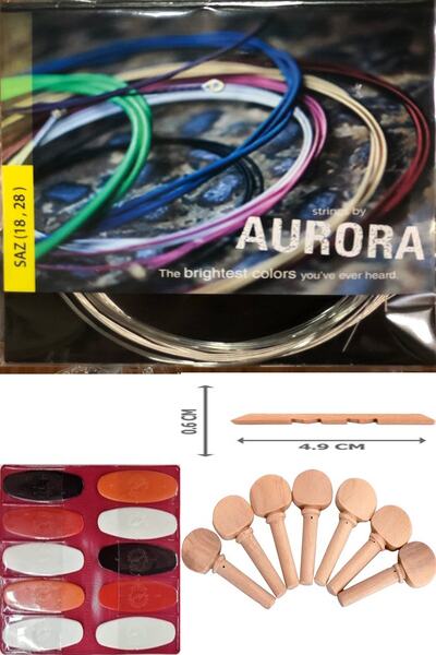 Aurora Set de sârme profesionale de legare cu tijă scurtă de 0,18 mm, 10 bucă...