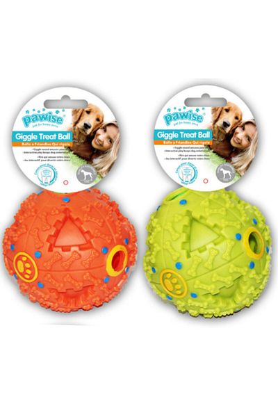 Pawise 14103 Giggle Treat Ball - Voice Food Treat Ball 11.5 cm