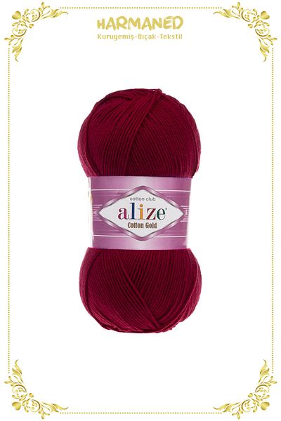Alize Aur AMIGURUMI PUNCH Vară Bumbac-Bumbac 57 MAROON