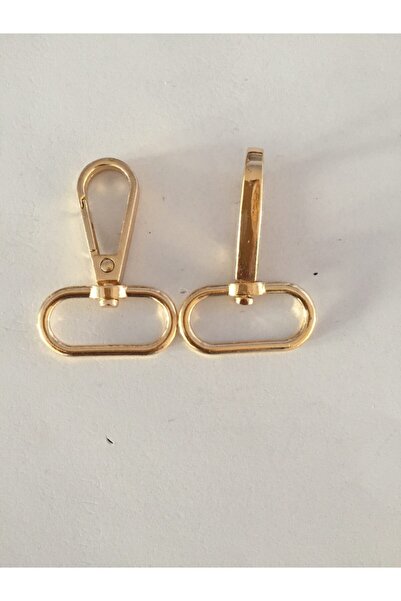 Uğurel Τσάντα Αξεσουάρ Γάντζος Ανοιχτό Χρυσό 2,5 εκ. 10 Τεμάχια