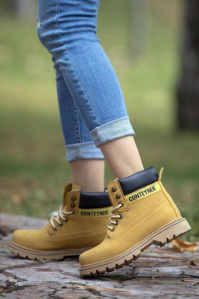 CONTEYNER Unisex Kids Yellow Cat Model Cold Proof Χειμερινές Μπότες