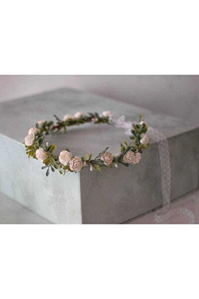 ecrin tuhafiye hobi Çiçekli Gelin Nedime Taç