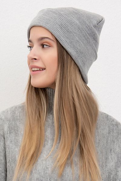 Mıçı Cameo Folded Gray Unisex Beret