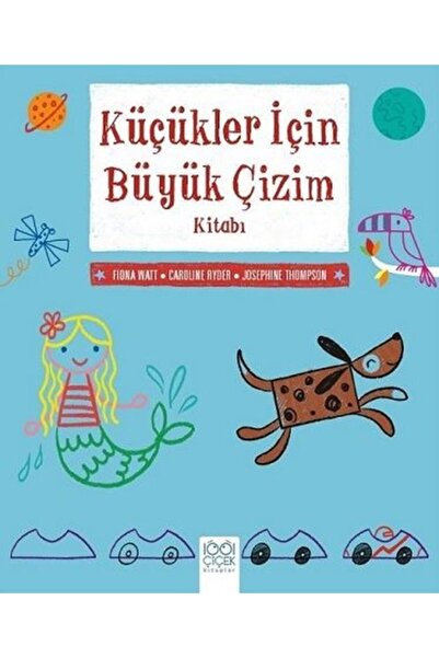 1001 Çiçek كتاب رسم كبير للصغار