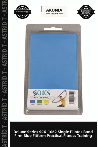 Generic Brand Delux Series SCX-1062 Single Pilates Band, Firm, Blue, Fitform,...