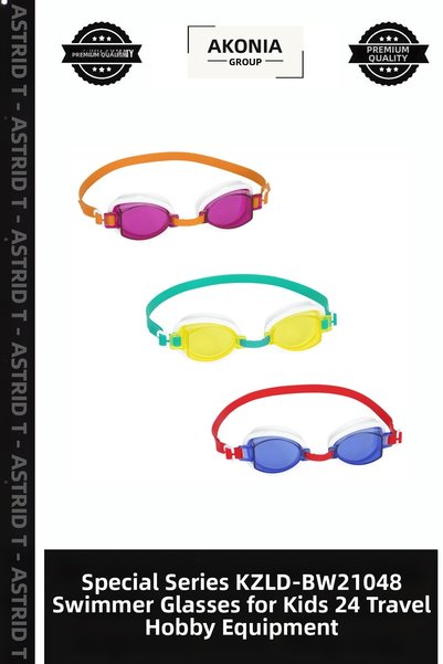 Generic Brand Special Edition KZLD-BW21048 Children's Swimming Goggles 24 Tra...