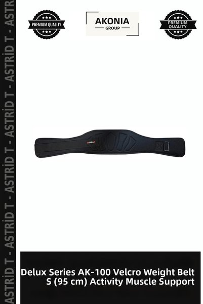 Generic Brand Delux Series AK-100 Velcro Weight Belt S (95 cm) Activity Muscl...