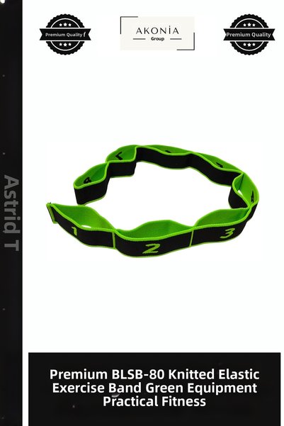 Generic Brand Premium BLSB-80 Knit Elastic Exercise Band, Green, Equipment, P...