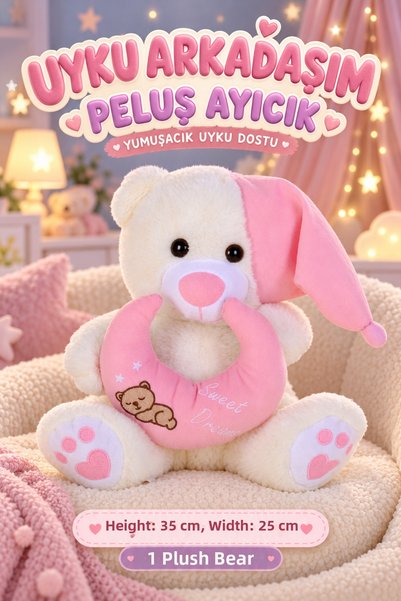 hak-iş oyuncak 35 cm Plush Teddy Bear – 1 Piece