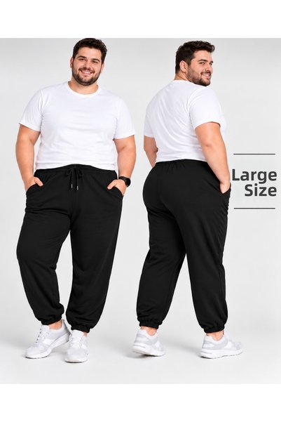 DAXİS Sportwear Company Ανδρικό παντελόνι φόρμας με ελαστικό τελείωμα, μεγάλα...