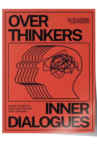 Postifull OVER THINKERS INNER DIALOGUES Poster fără ramă — Nr.: 180271