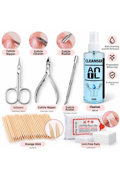 Anil Professional Cosmetics مجموعة أدوات العناية بالأظافر الاحترافية، 6 قطع –...