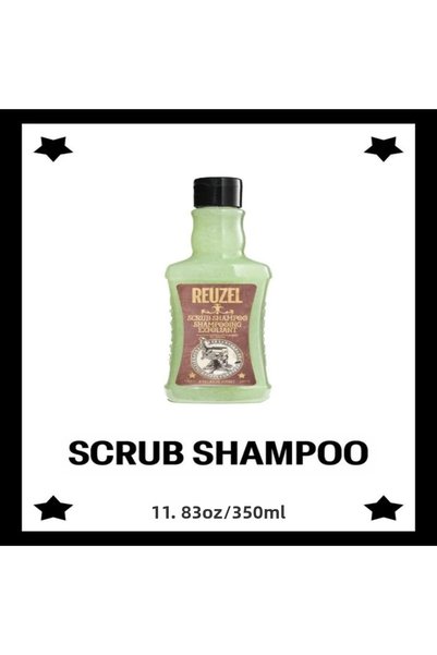 Reuzel Scrub Shampoo – Deep-Cleansing, Refreshing Scalp Shampoo 350 ml