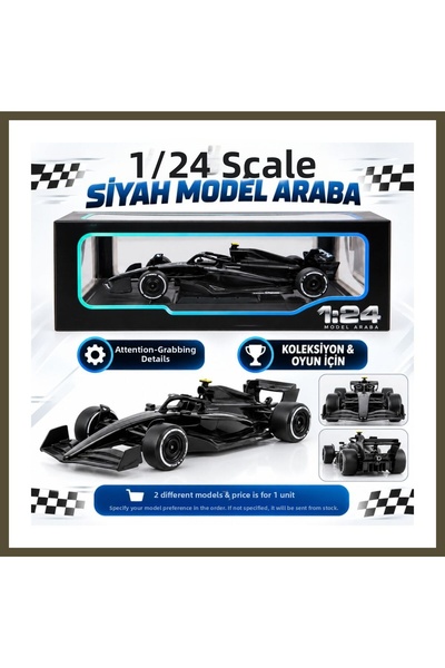 northcity n نموذج سيارة فورمولا 1 باللون الأسود، مقياس 1/24، طراز BX.