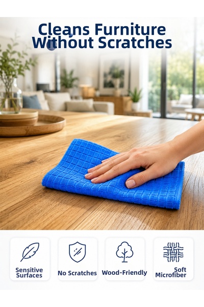 Eldenör Professional Microfiber Cleaning Cloth Multi-Purpose High Absorbent N...