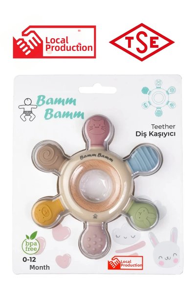 BAMM BAMM Teether Domestic Production, Tse Approved Silicone Lightweight and ...