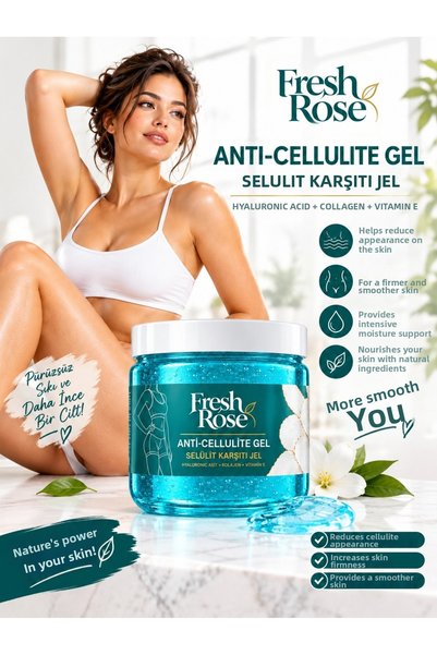 Fresh ROSE Cellulite and Stretch Mark Remover Anti-Blemish Body Sculpting Gel...