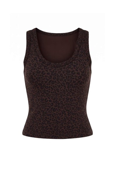 Trendyol Collection Brown-Multicolor Brushed Scuba Regular Blouse Thmss26Bz00008