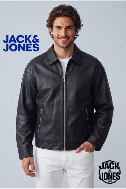 Jack & Jones Jack Jones Casablanca Pu Deri Erkek Ceket 12278839