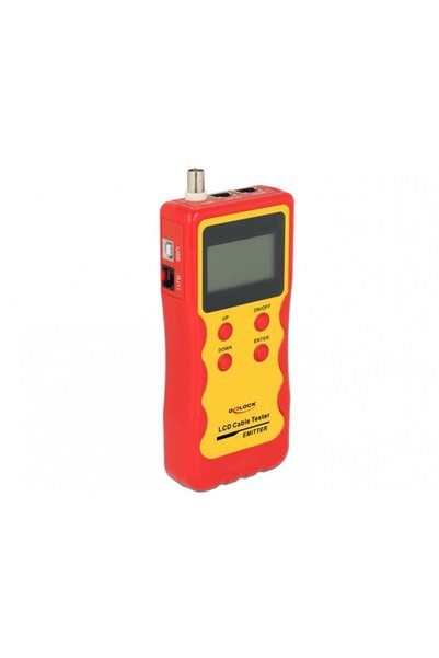 DELOCK Tester LCD RJ45 / RJ12 / BNC / USB, 86108