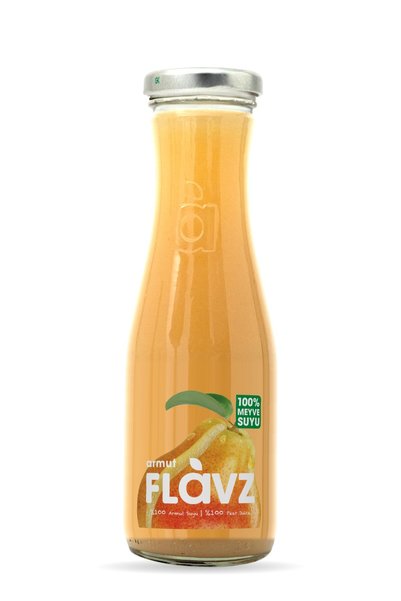 FLAVZ %100 Armut Suyu 250 ml Cam Şişe İlave Şeker İçermez