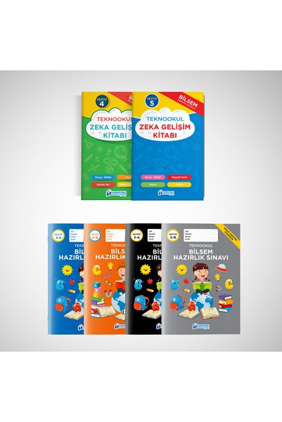 Teknookul Yayınları 3. Sınıf Bilsem Sınavı Hazırlık Seti Seviye 4 Ve Seviye 5