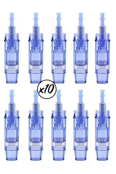 ARMONİKONYA 10 Adet nano Kapaklı Dr.pen A6,m5,m7,n2c,e30 A1 Mavi Kapaklı Kart...