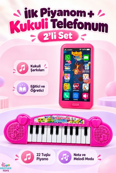 Brother Toys Oyuncak Dokunmatik Oyuncak Cep Telefonu Ve Elektronik Sesli Piya...