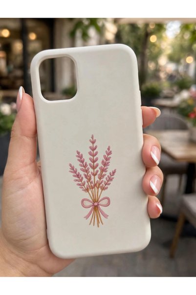 iPhone 11 Uyumlu Lansman Çiçek Desenli Telefon Kılıfı Zarif ve Şık Tasarım