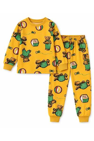 zahider Boy's 100% Cotton Diamond Kids Long-Sleeve Pajama Set