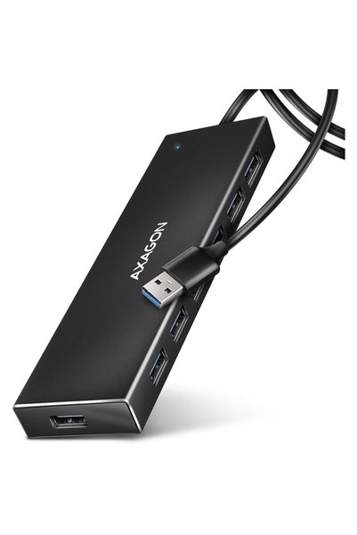 Axagon Hub USB HUE-F7A 7x USB 3.2 Gen 1 Negru
