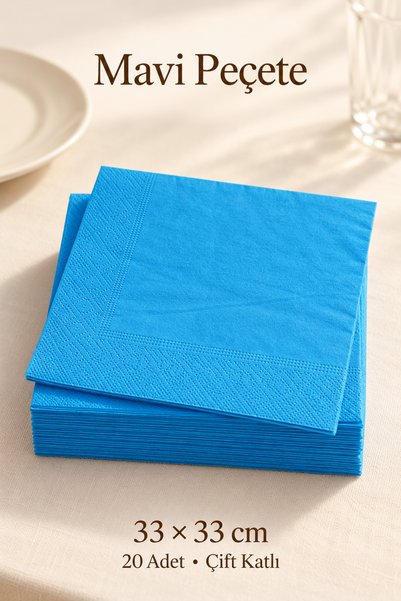 Cadde Süs Colorful Double Layer Paper Napkins