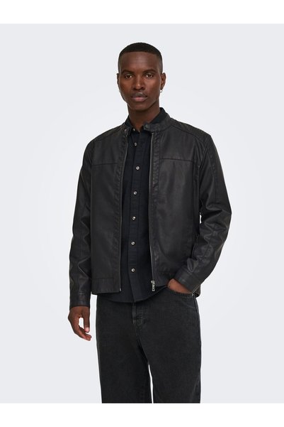 Only & Sons Jacke ONSMIKE PU Jacke