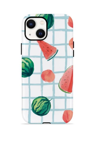 PiyasaSepeti iPhone 14 Plus Vorian Double-Layered Protective Case - Watermelo...