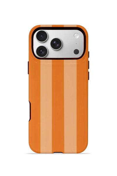 PiyasaSepeti iPhone 17 Pro Vorian Double-Layered Protective Case, Orange Crea...