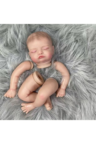 Choice With Cloth Body Painted Doll Kit 19 inch Painted Vinyl Reborn Doll Kit...